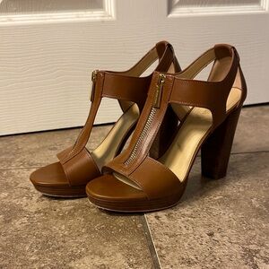 Michael Kors “Berkley” Elegant Brown Women's Heels